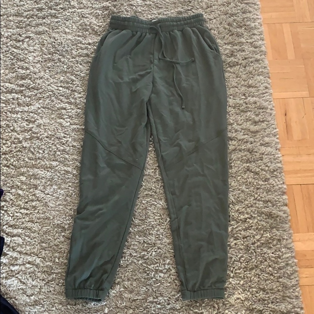 Army Green Forever 21 Sweatpants